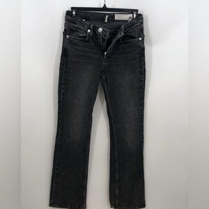 rag & bone Black Straight Leg Jeans